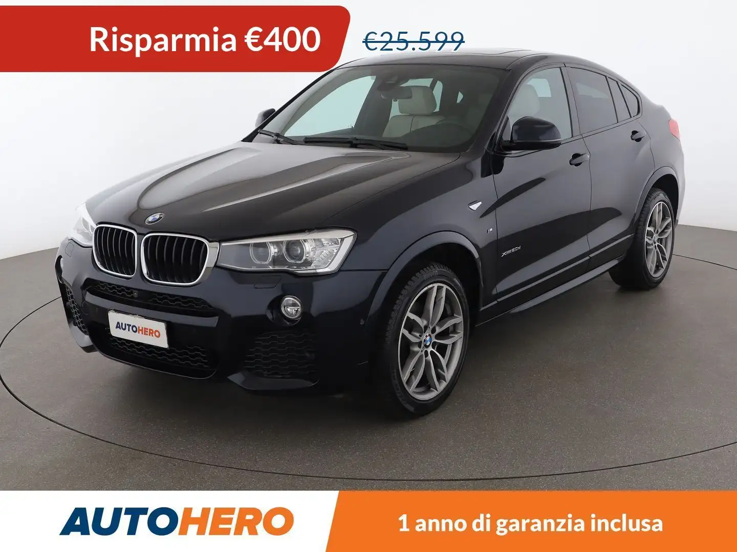 BMW X4 xDrive 20d Msport Bleu - 1