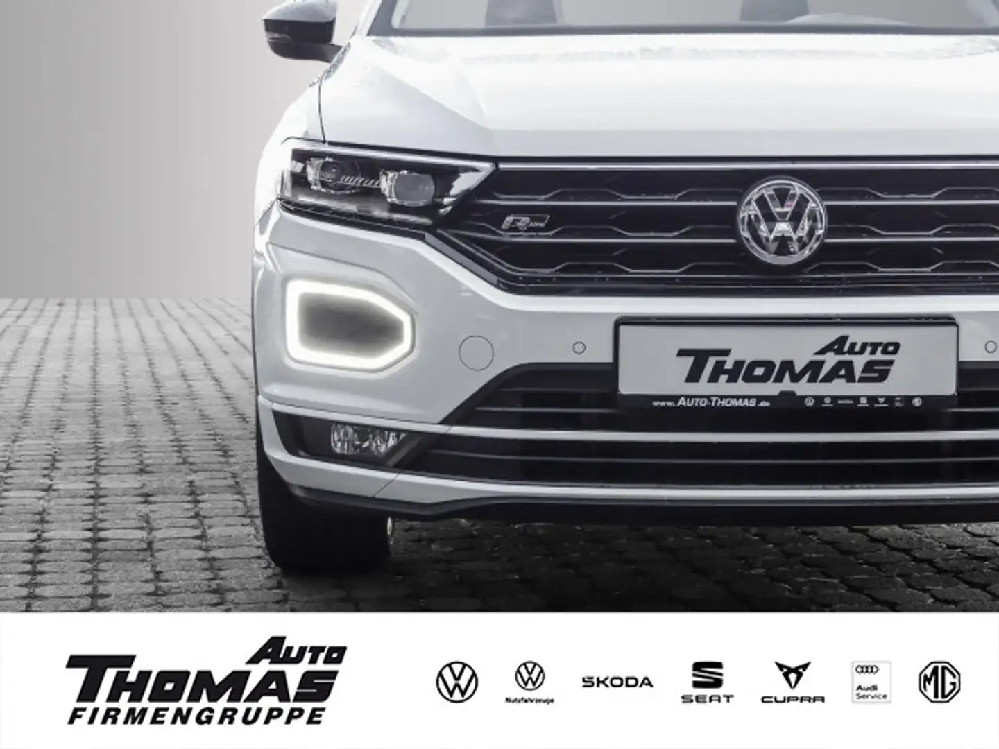 Volkswagen T-Roc R-Line 1.5 TSI DSG LEDER+BEATS Weiß - 1