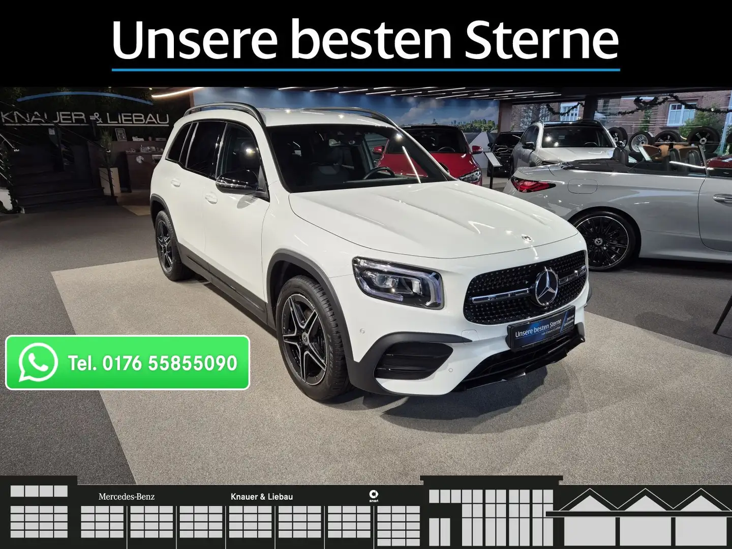 Mercedes-Benz GLB 200 GLB 200d 4M AMG-Line*Night*Camera*MBUX*Easy-Pack Weiß - 1