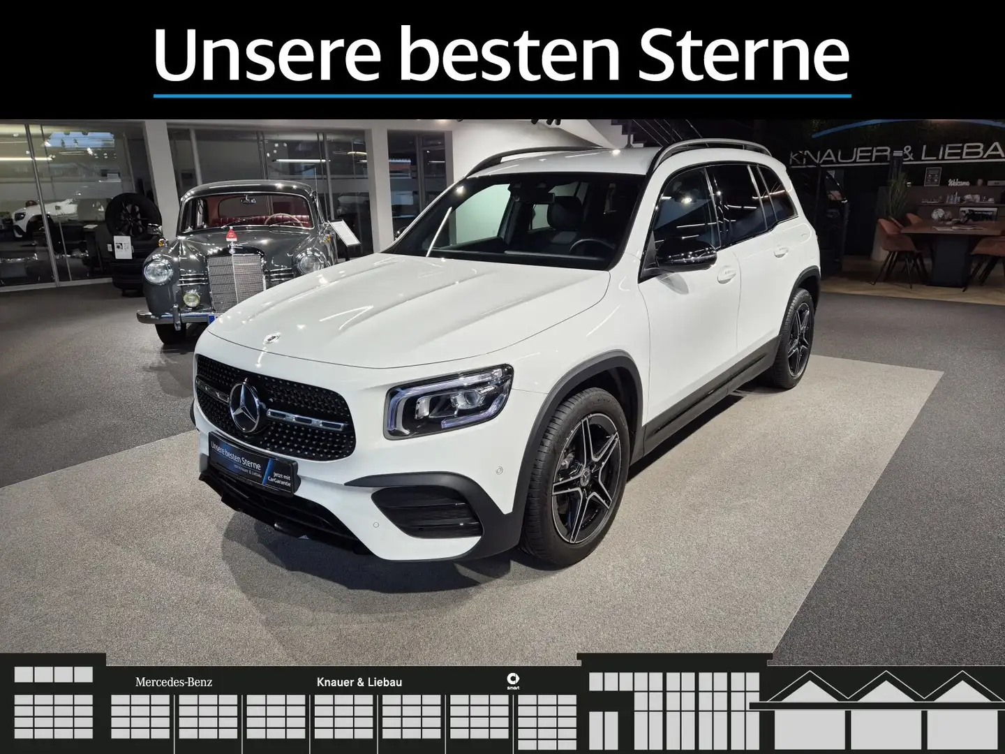 Mercedes-Benz GLB 200 GLB 200d 4M AMG-Line*Night*Camera*MBUX*Easy-Pack Weiß - 2