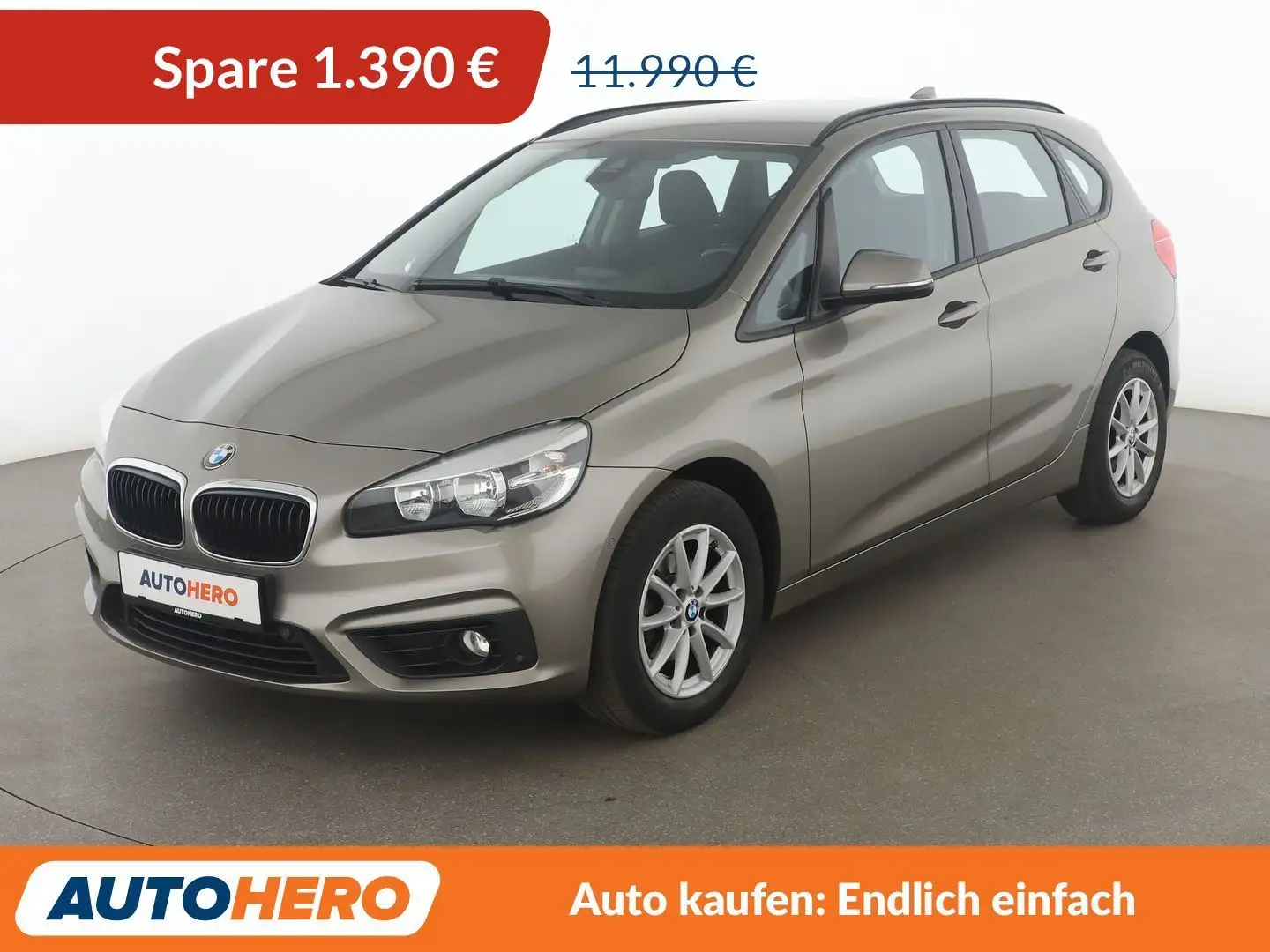 BMW 216 216i Active Tourer Advantage *NAVI*TEMPO*AHK*PDC* Silber - 1