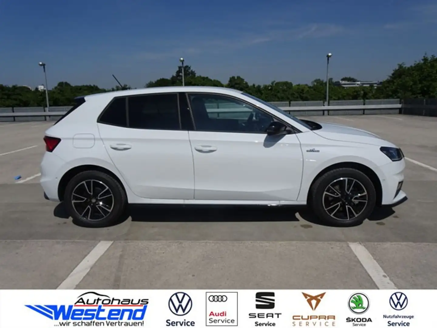 Skoda Fabia Monte Carlo 1.0l TSI 85kW Automatik LED Klima Weiß - 2