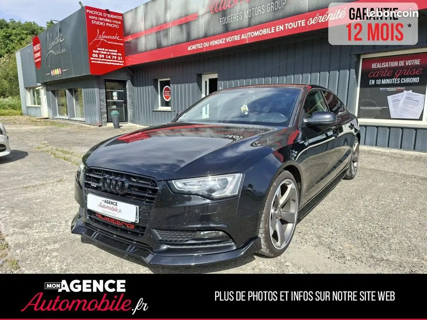 Audi A5 2L TDI 190 CV S-TRONIC QUATTRO AVUS Noir - 1
