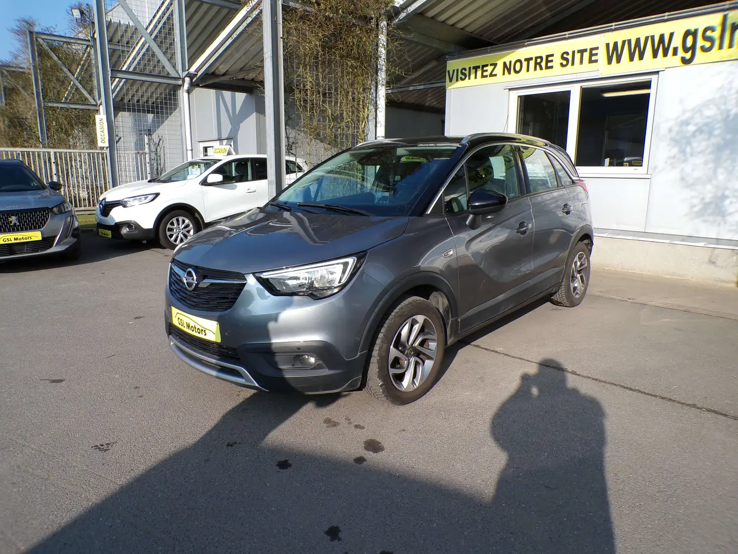 Opel Crossland X 1.2Turbo 110cv gris 03/18 Airco GPS Capteur Cruise Gris - 1