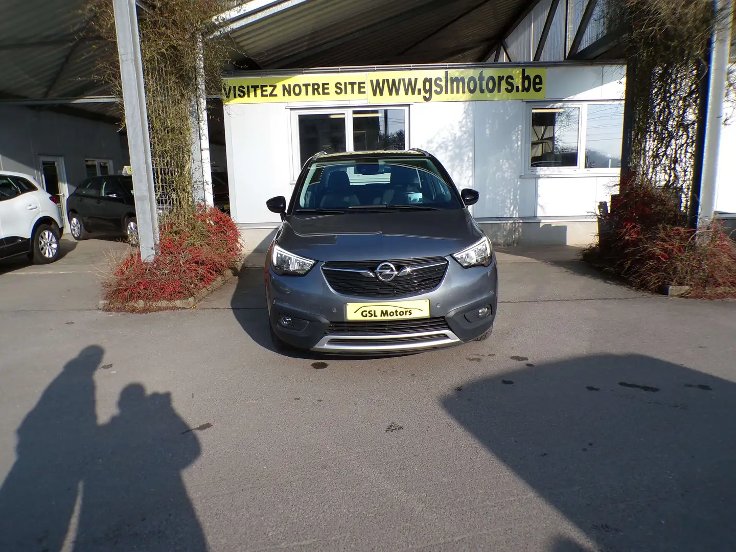 Opel Crossland X 1.2Turbo 110cv gris 03/18 Airco GPS Capteur Cruise Gris - 2