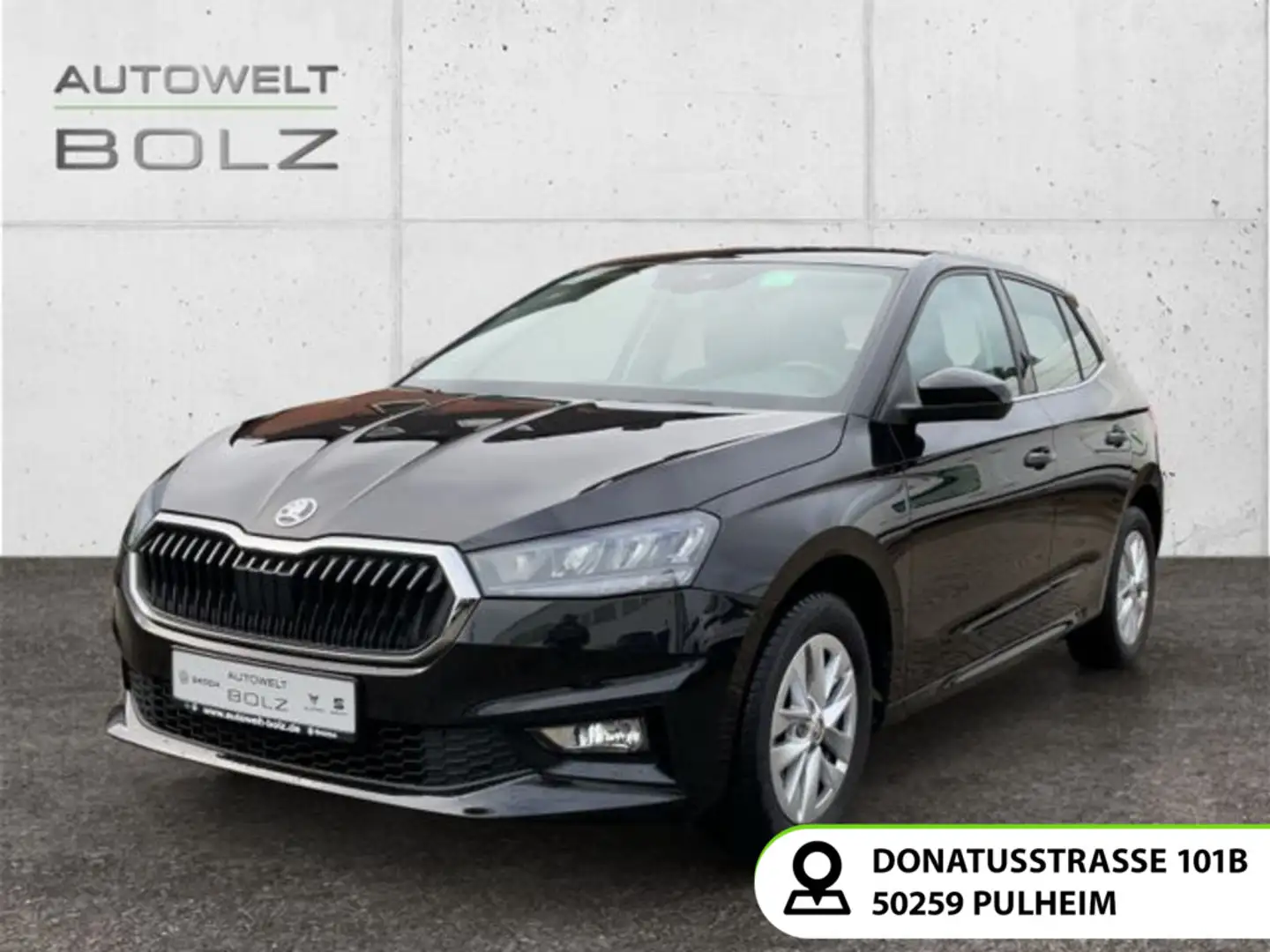 Skoda Fabia Style 1.0 TSI DigiCock LED SHZ CarPlay 2-Z Schwarz - 1