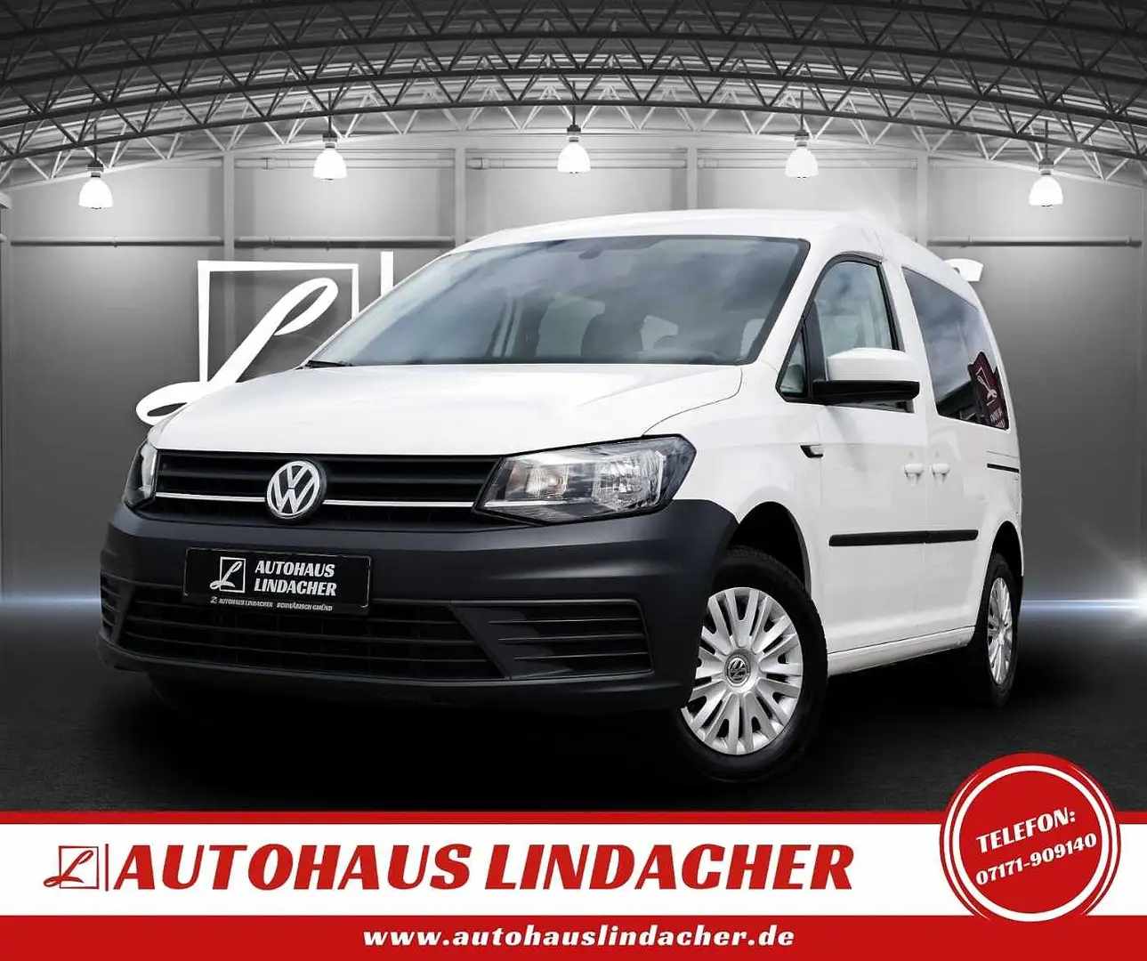 Volkswagen Caddy 2.0 TDI BMT Trendline | 7xSitze Blanc - 1