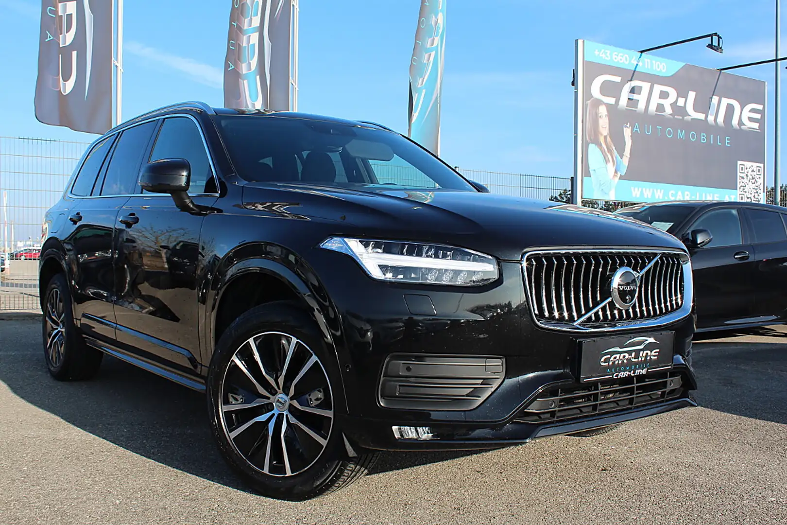 Volvo XC90 B5 AWD Momentum Pro  AHK ACC 360° Kamera Toter ... Schwarz - 1