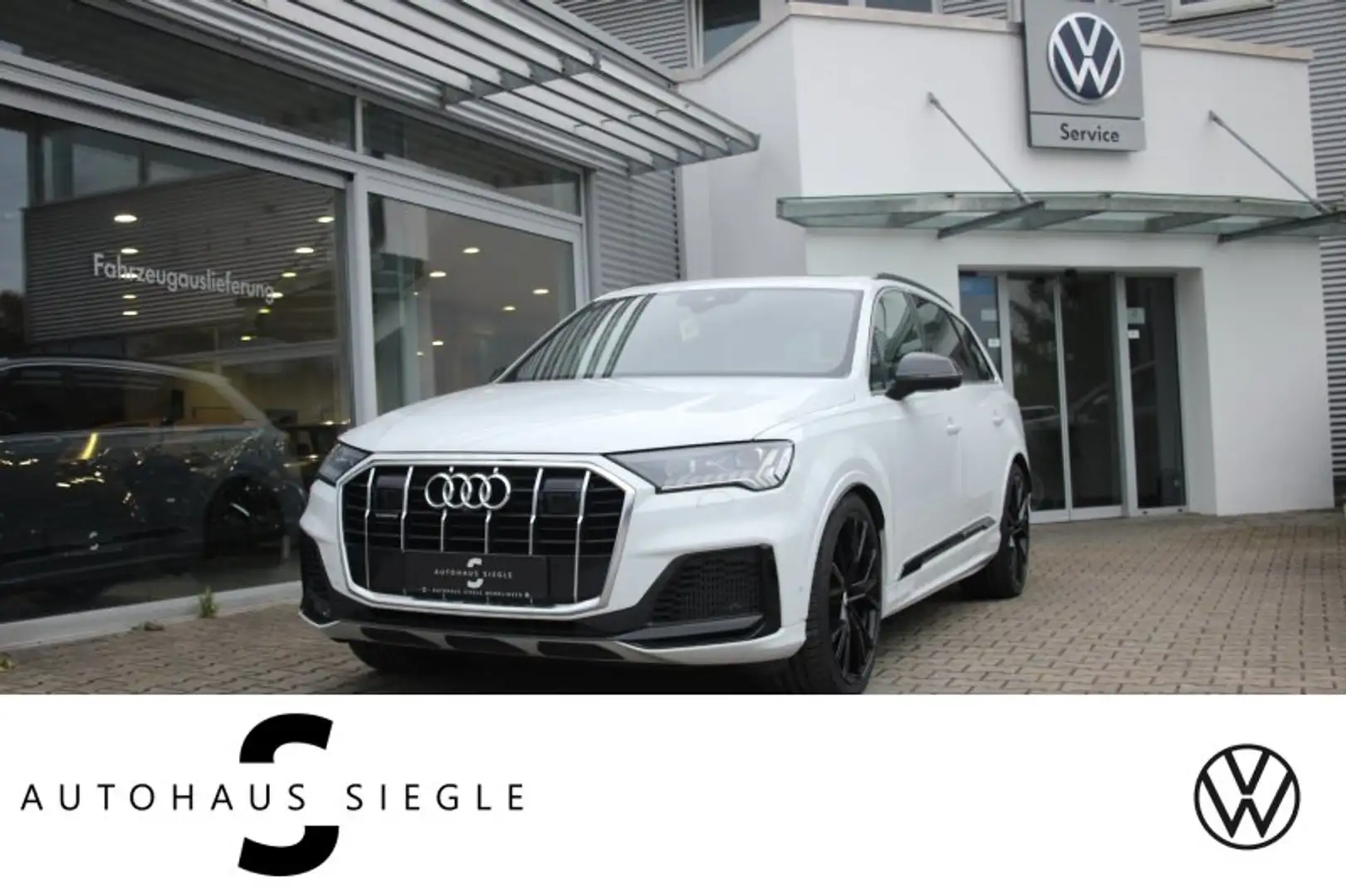 Audi SQ7 4.0 TDI Pano Matrix 22Zoll Standheizung ACC 4xSitz Weiß - 1