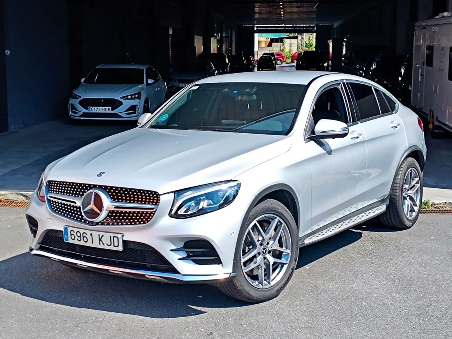 Mercedes-Benz GLC 250 250d 4Matic Aut. Argento - 1