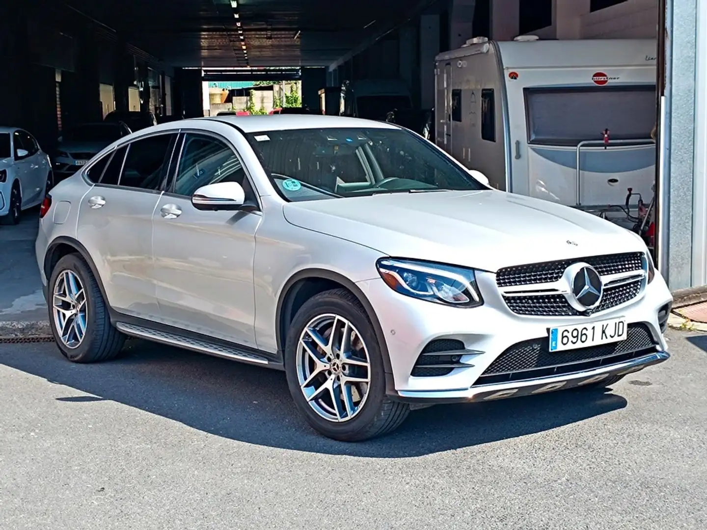 Mercedes-Benz GLC 250 250d 4Matic Aut. Argento - 2