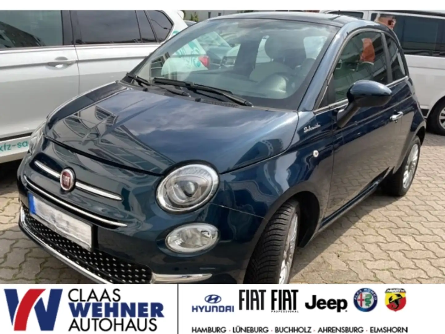 Fiat 500 DolceVita 1.0 Mild Hybrid EU6d elektron. Einparkhi Blau - 1