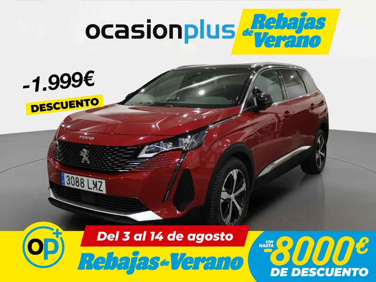 Peugeot 5008 1.2 PureTech S&S GT 130 EAT8 Rojo - 1
