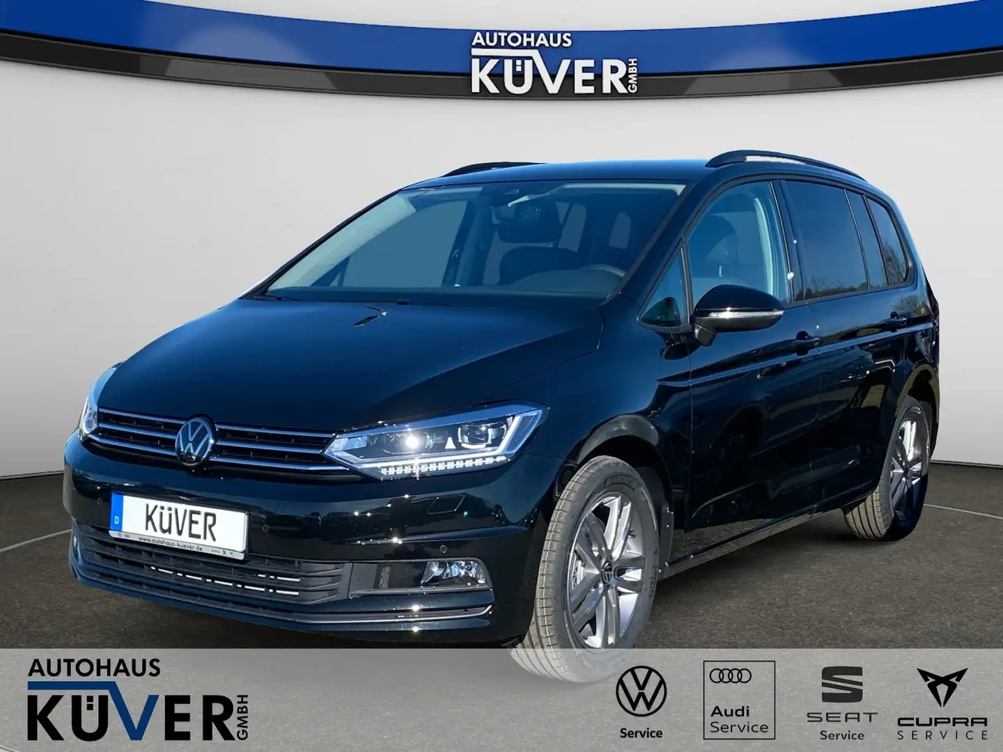 Volkswagen Touran Comfortline 1,5 TSI DSG Navi+ACC+IQ+Shzg. Negru - 1