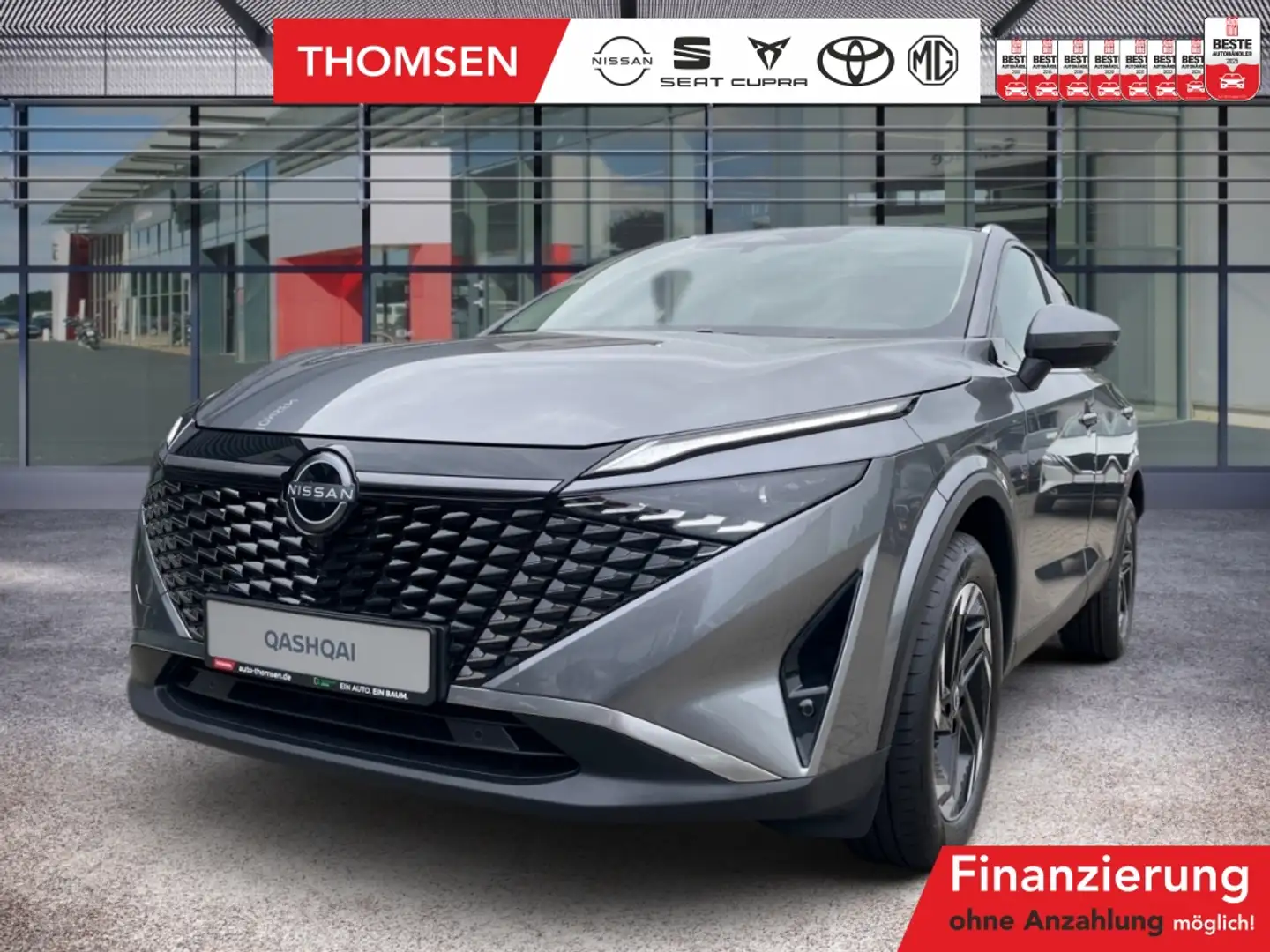 Nissan Qashqai 1.3 DIG-T MHEV 158 PS N-Connecta Gris - 1