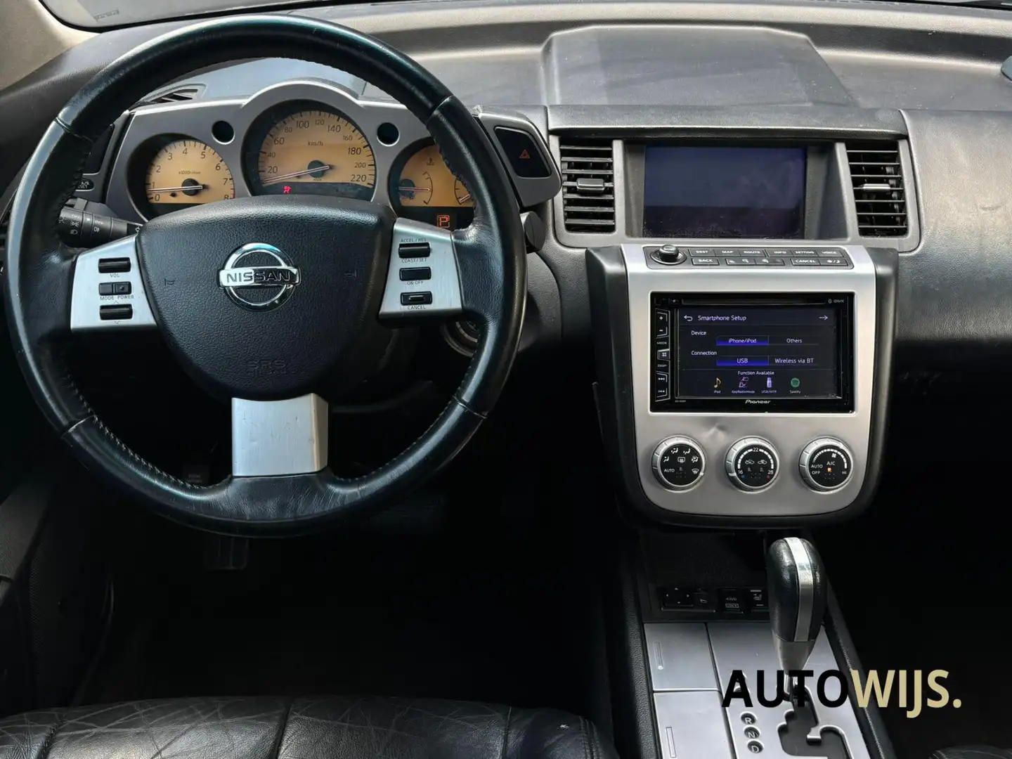 Nissan Murano 3.5 V6|AUT|Leder|Pano|Xenon|Trekhaak|Stoelverw|NL Zwart - 2