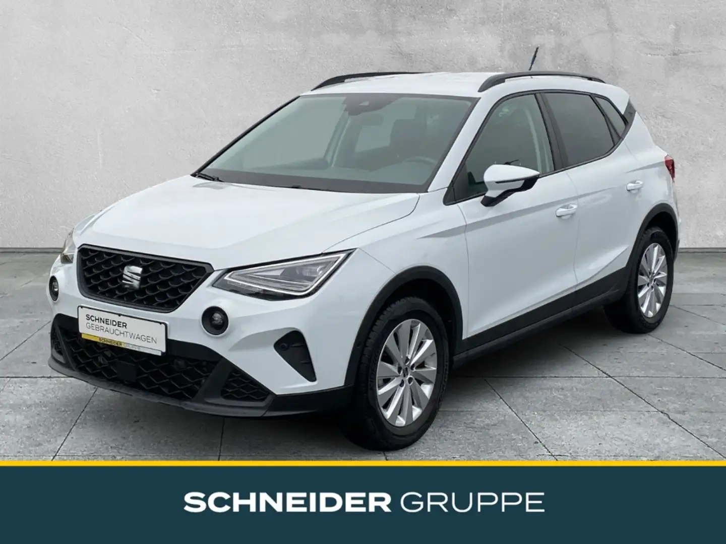SEAT Arona STYLE 1.0 TSI Style NAVI+KLIMA+LED+ACC+PARKLENK Blanc - 1