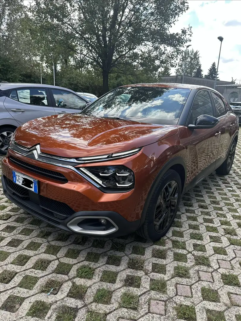 Citroen C4 C4 III 2021 1.2 puretech Shine s Arancione - 2