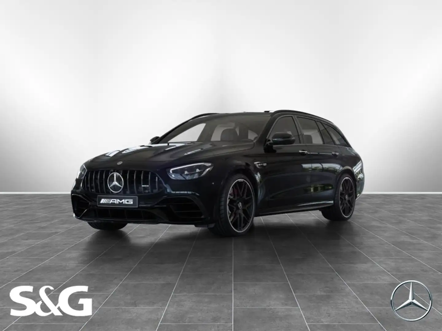 Mercedes-Benz E 63 AMG S 4+ T Night+360°+MBUX+Pano+AHK+HUD+LED Schwarz - 1
