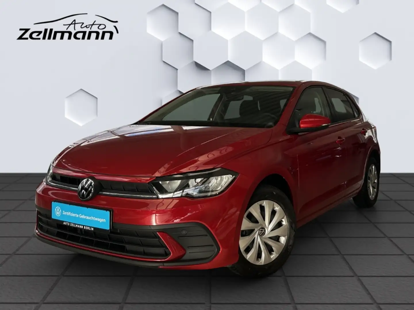 Volkswagen Polo 1.0 TSI Life Schalter 70kW LED App-Connect Sitzhei Rouge - 1