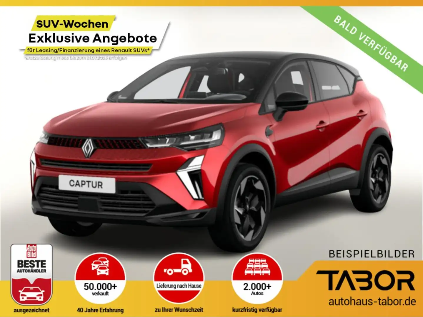 Renault Captur Techno Mild Hybrid 160 EDC PanoD Kam Rot - 1