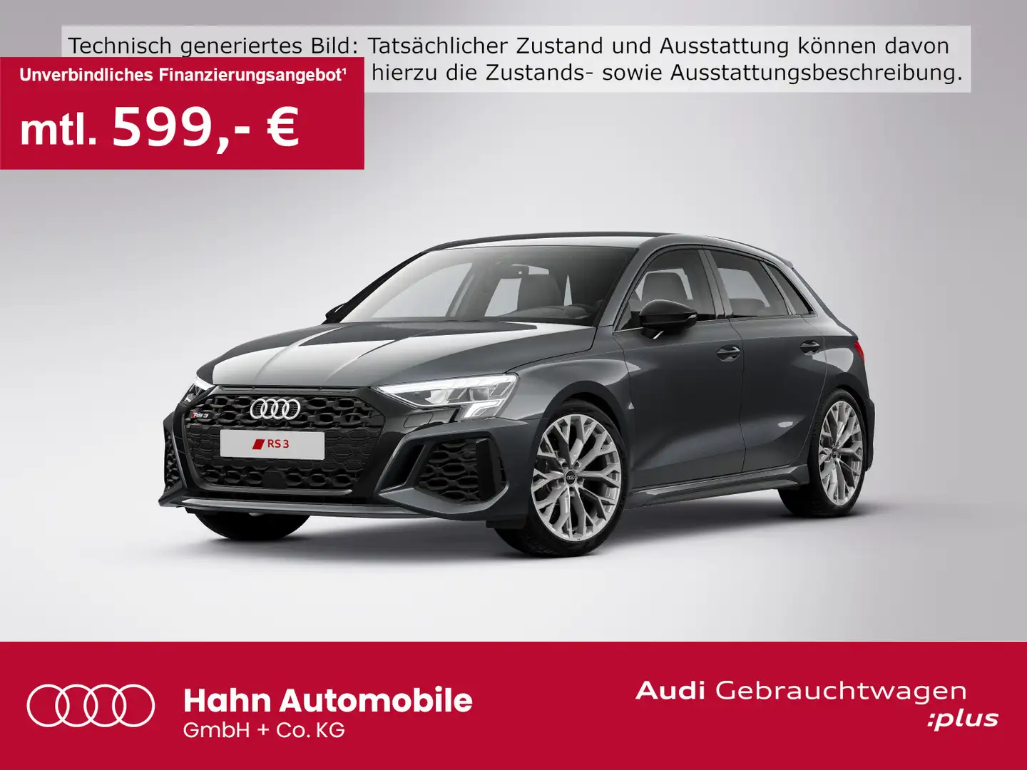 Audi RS3 2.5 TFSI quattro S-trc Navi CAM Grau - 1
