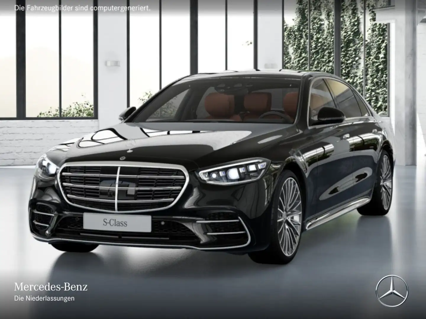 Mercedes-Benz S 450 d L 4M AMG+PANO+360+DIGITAL-L+BURMESTER3D Schwarz - 2