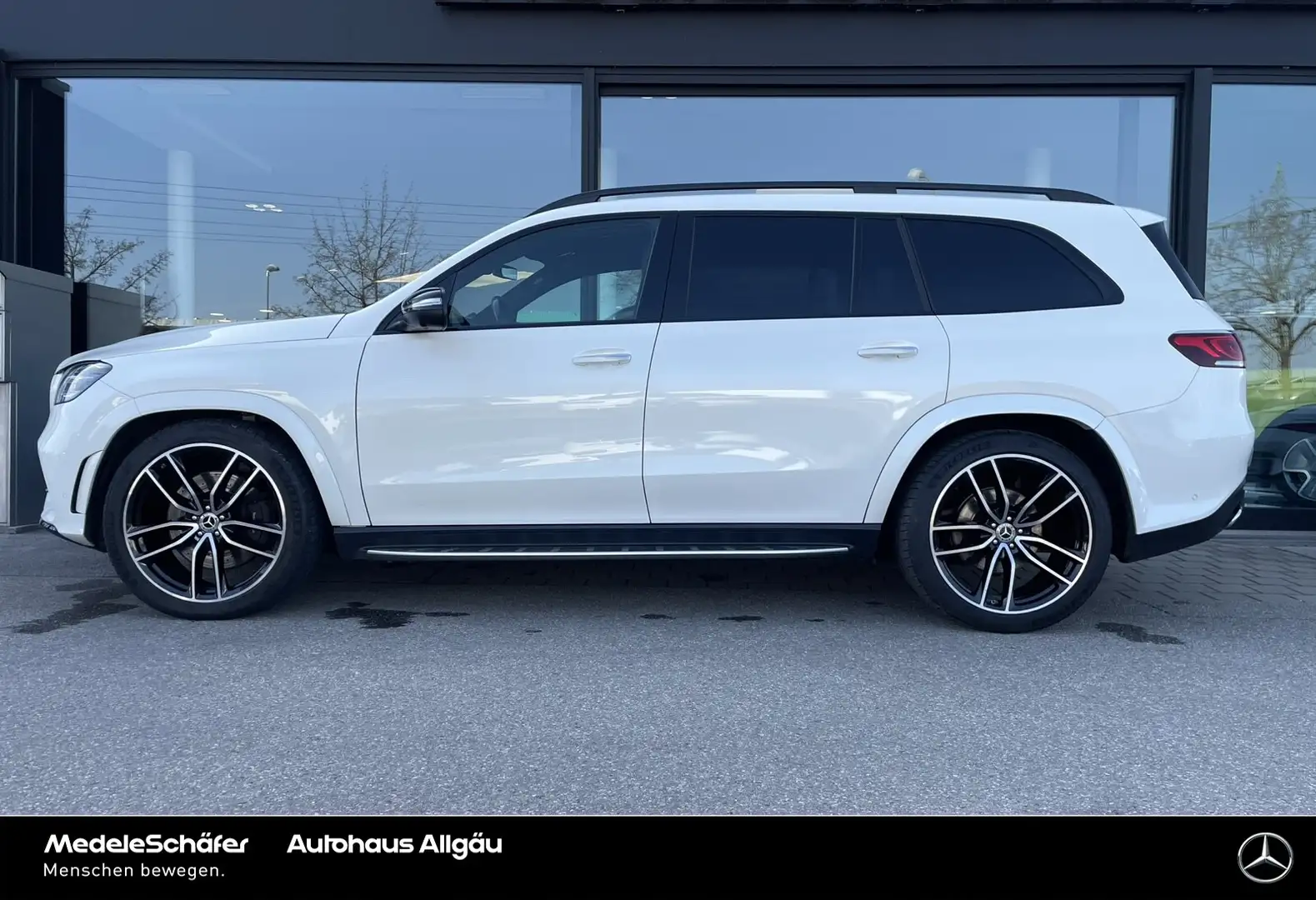 Mercedes-Benz GLS 400 GLS 400 d 4M AMG Night AHK Pan HUD Massage NP124 Weiß - 2