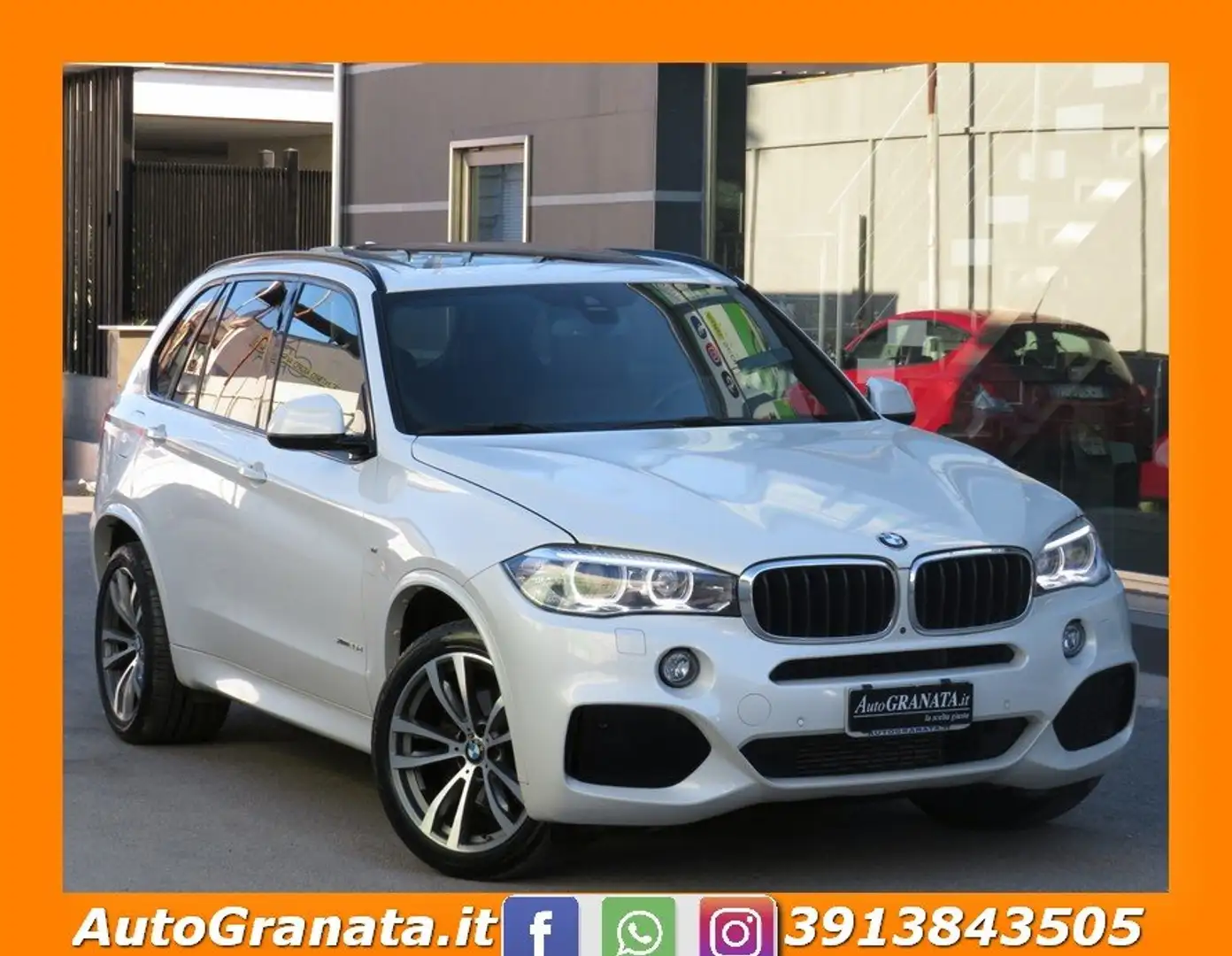 BMW X5 2.0 xDrive 25d Msport SUPER ACCESSORIATA Weiß - 2