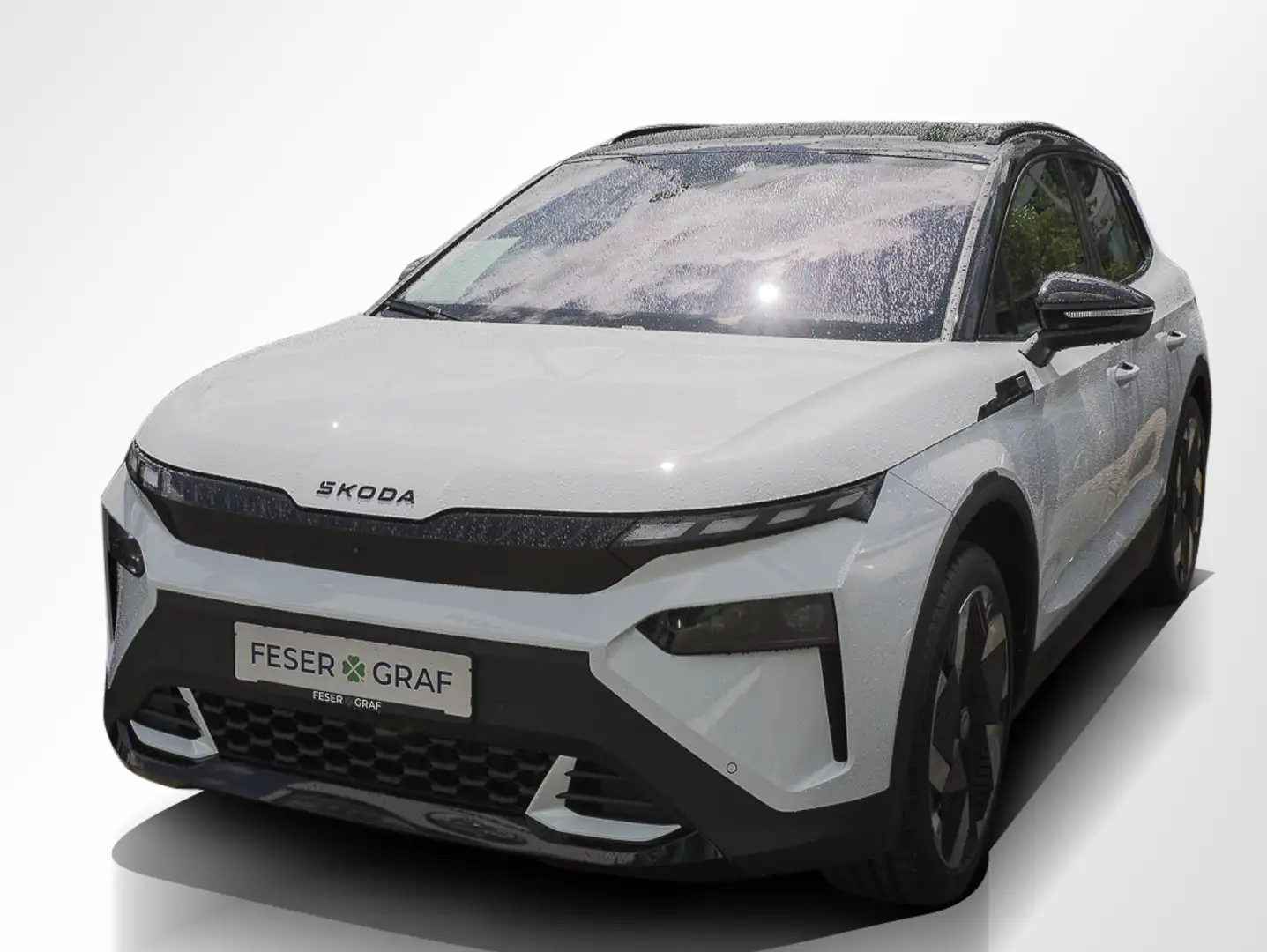 Skoda Elroq First Edition II. h 360° AHK Head-Up Weiß - 1