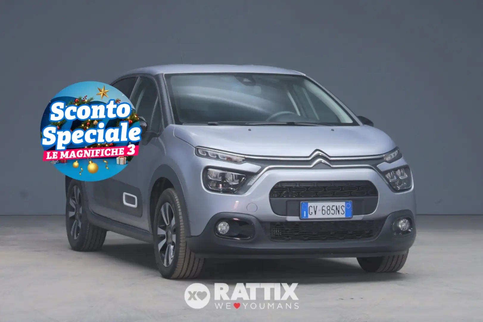 Citroen C3 1.2 Puretech 110CV Max Grigio - 1