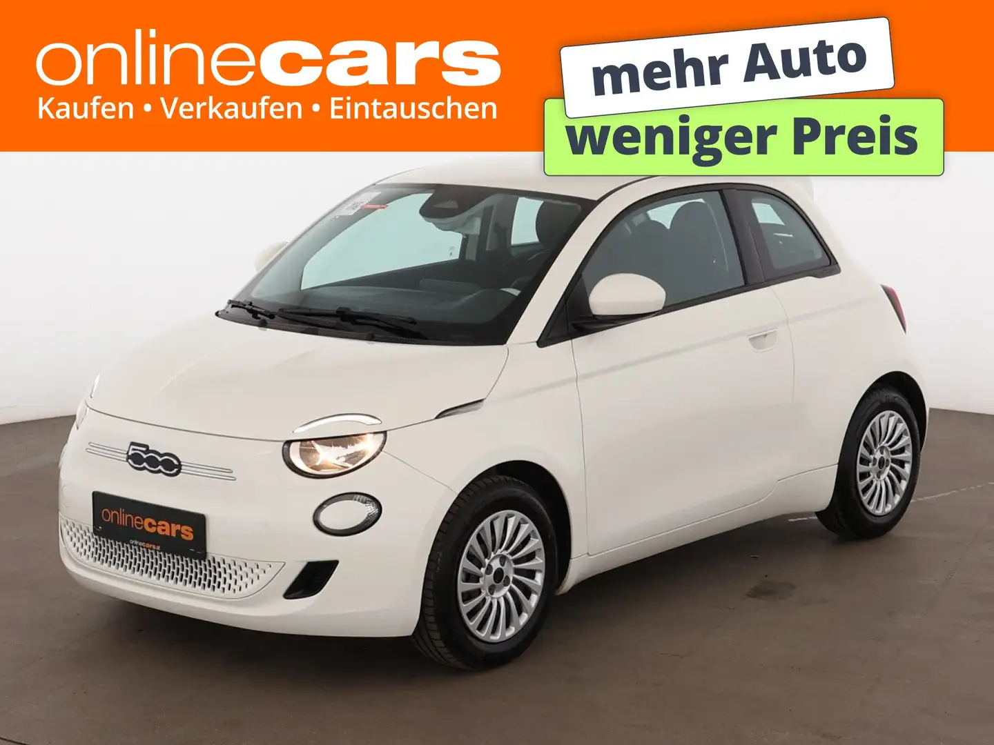 Fiat 500e 500 e 24kWh Aut TEMPOMAT KLIMA PDC Weiß - 1