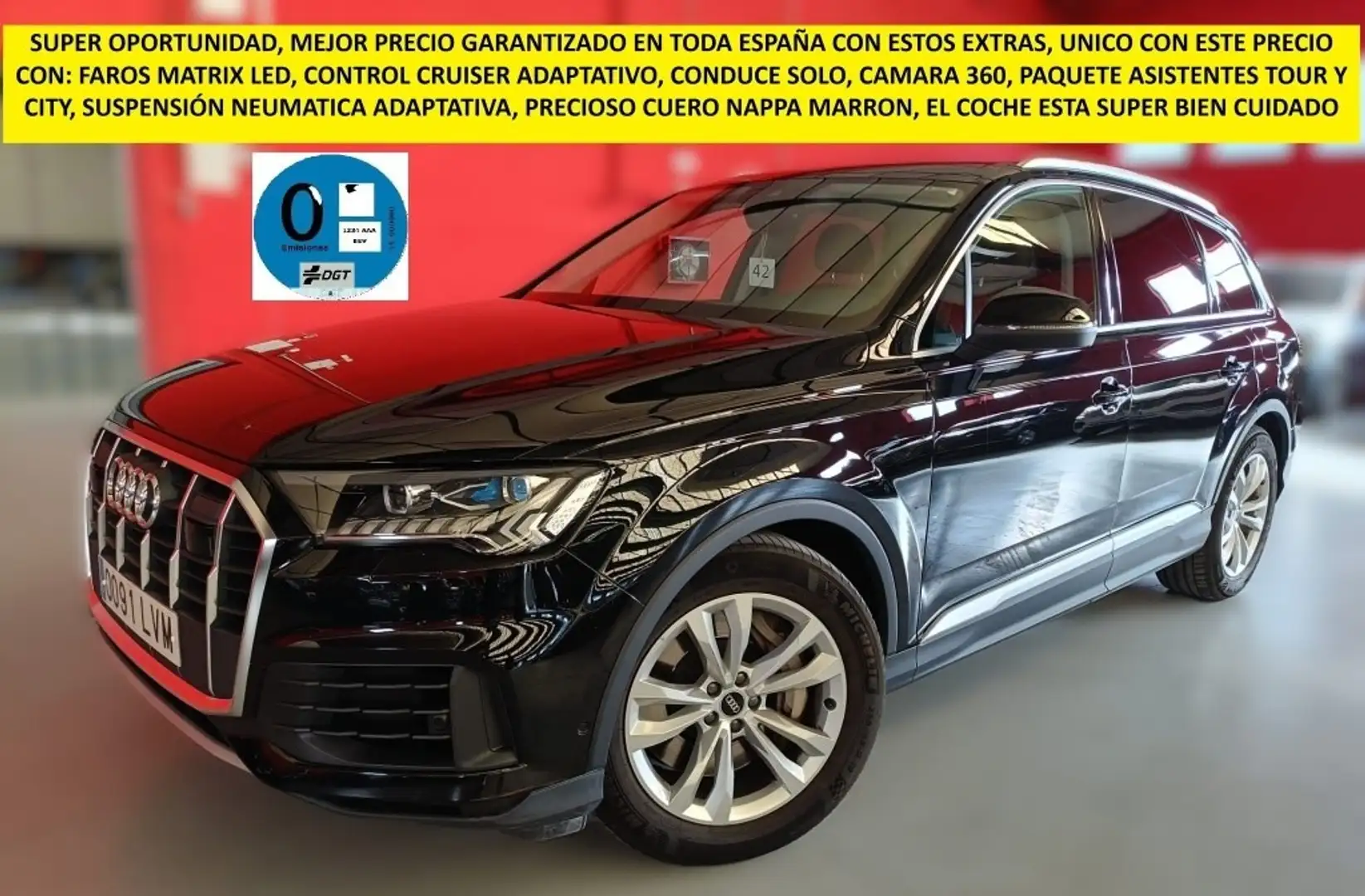 Audi Q7 55 TFSIe Black line edition quattro tiptronic Negro - 1