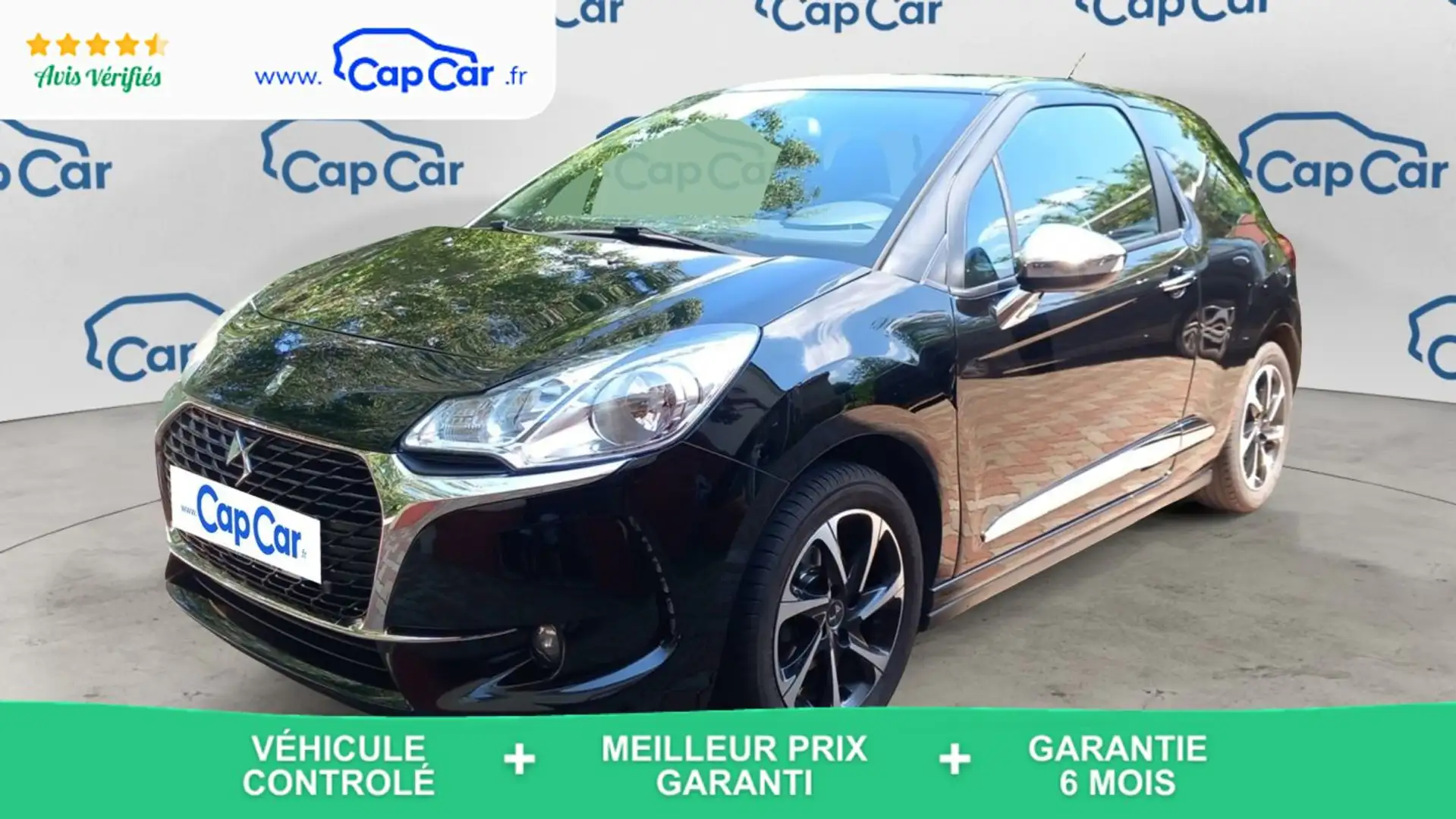 DS Automobiles DS 3 2 1.2 PureTech 110 EAT6 Connected Chic - Automatiq Noir - 1