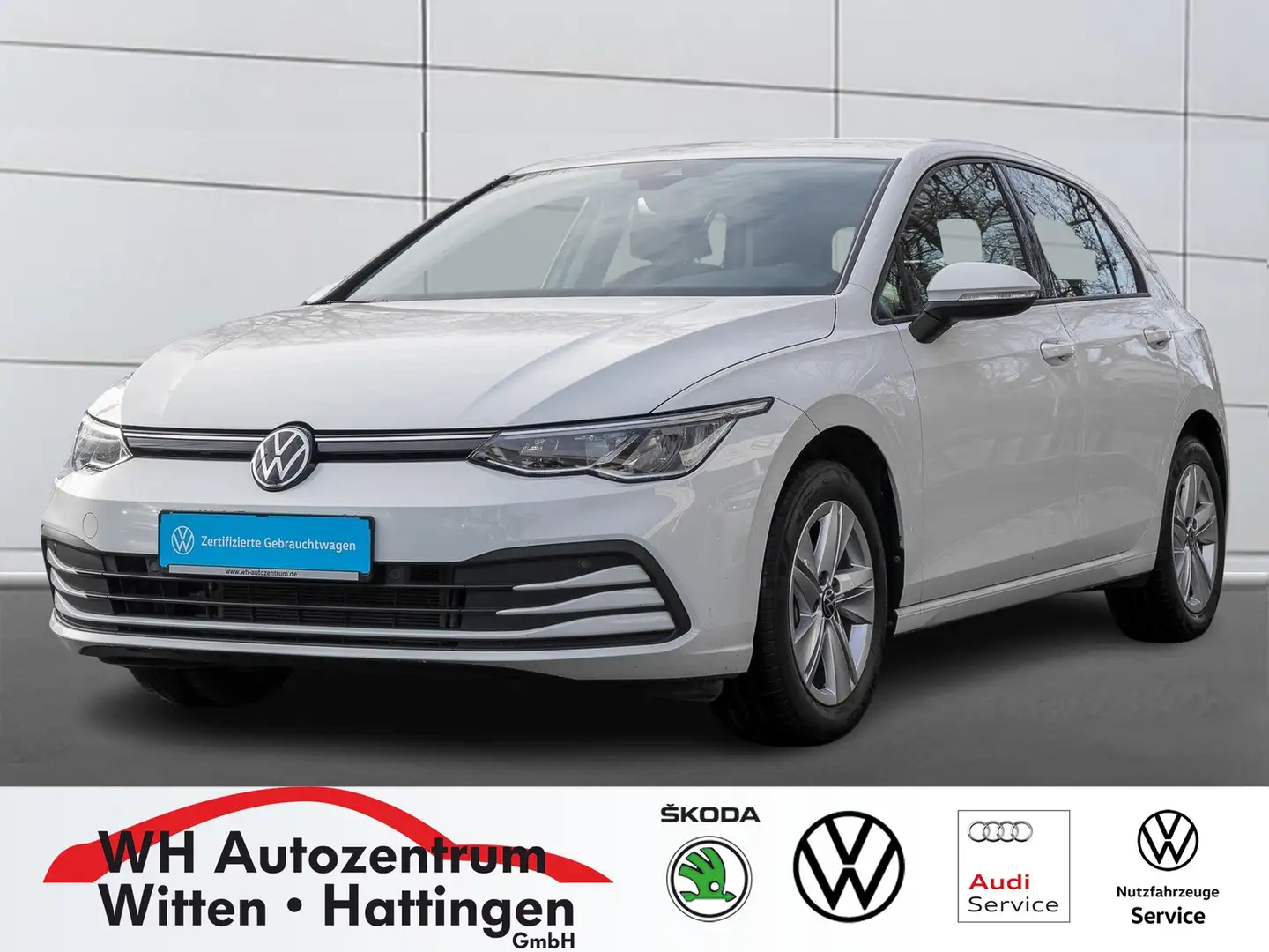 Volkswagen Golf VIII 1.5 l TSI Life NAVI LED SITZHZG PDC ACC Weiß - 1