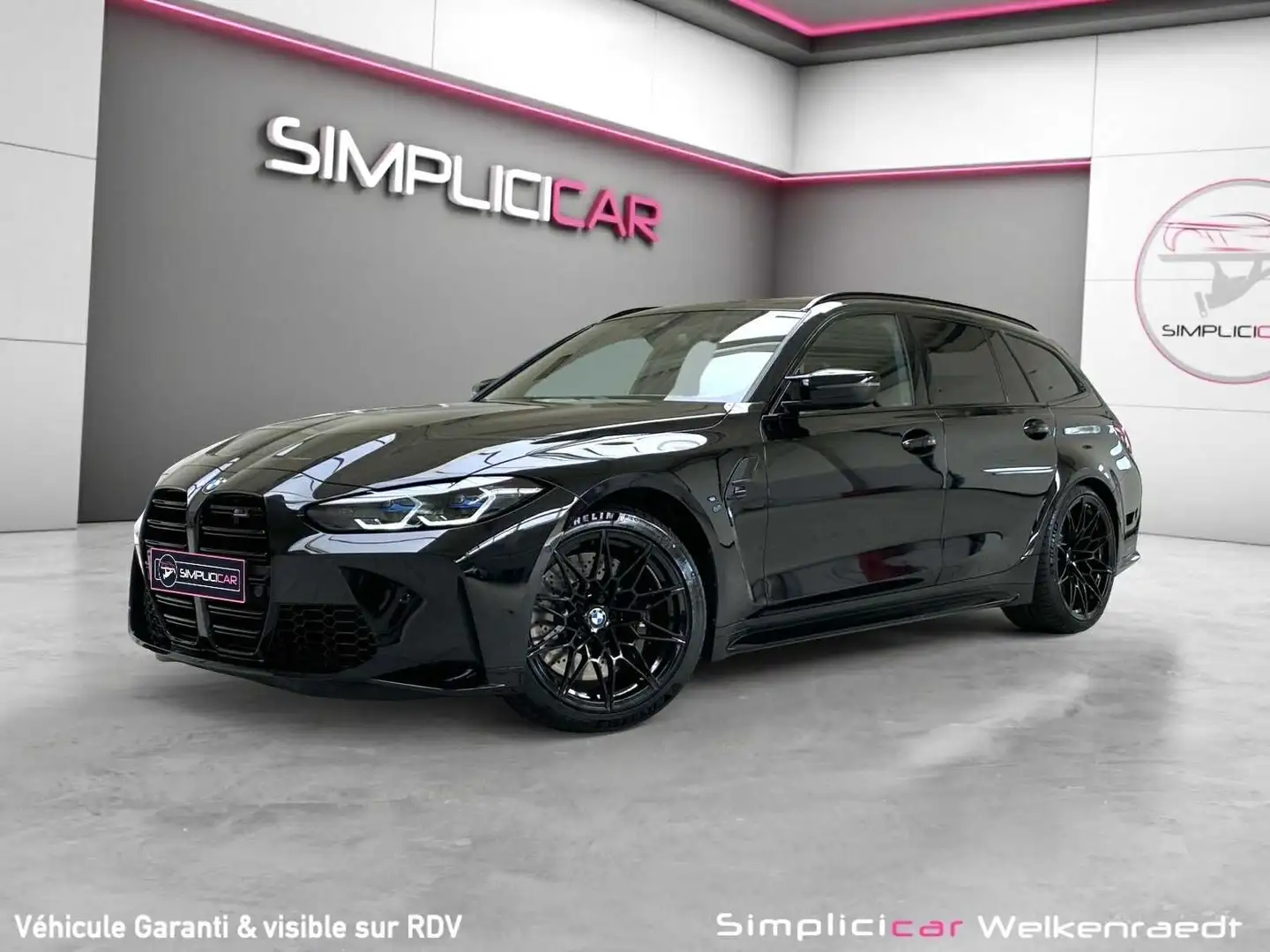 BMW M3 3.0 TOURING AS xDrive Competition M-CARPLA-TARTUFO Noir - 2