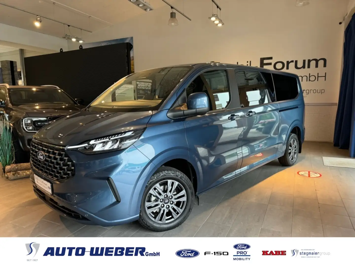 Ford Tourneo Custom Titanium 2.0 EcoBlue 320L2 *AHK*ACC*NAVI*RFK*ERGO- Blau - 1