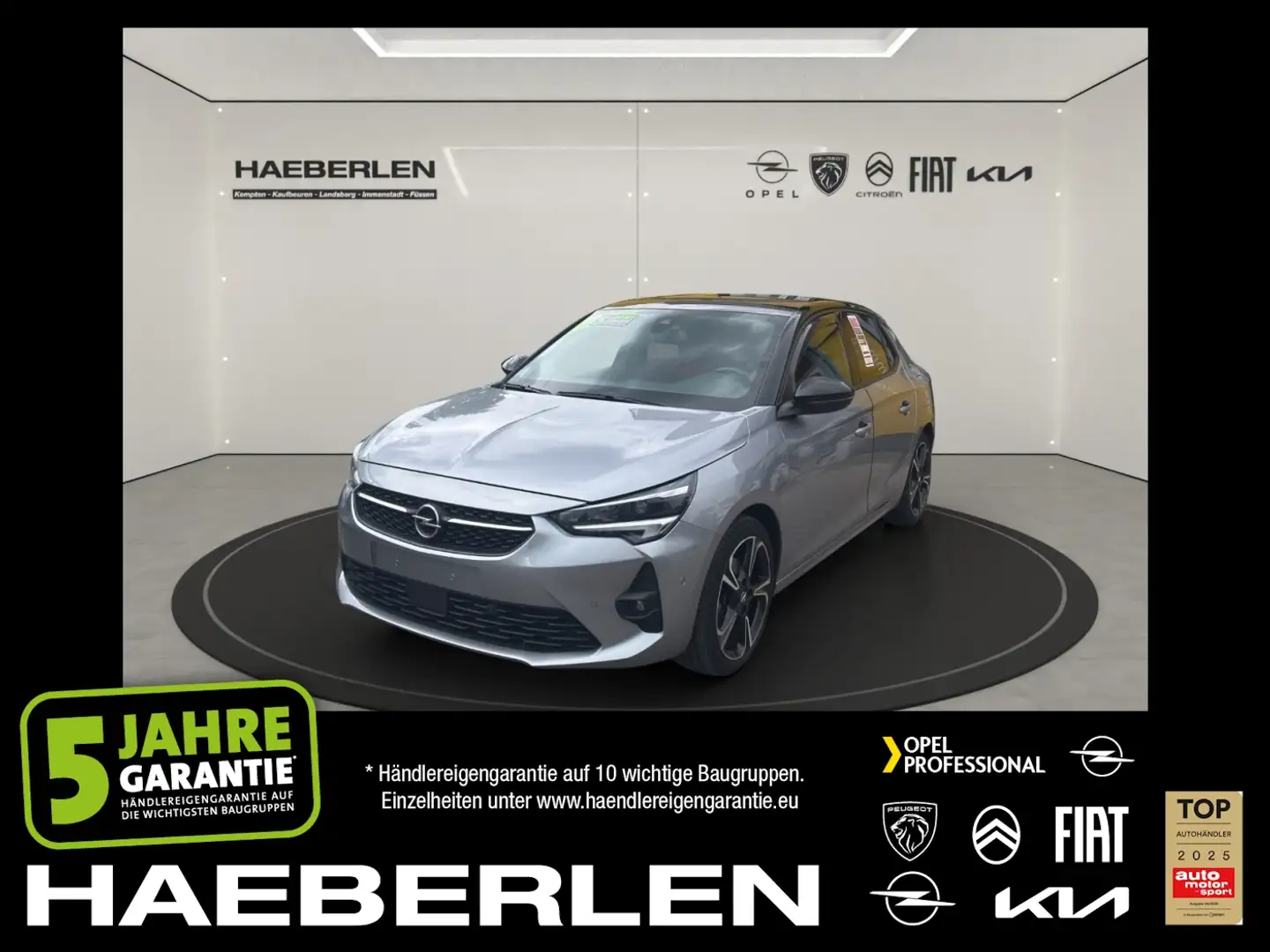 Opel Corsa F 1.2 GS Line *PDC*Kamera*SHZ*DAB*Matrix* Grijs - 1