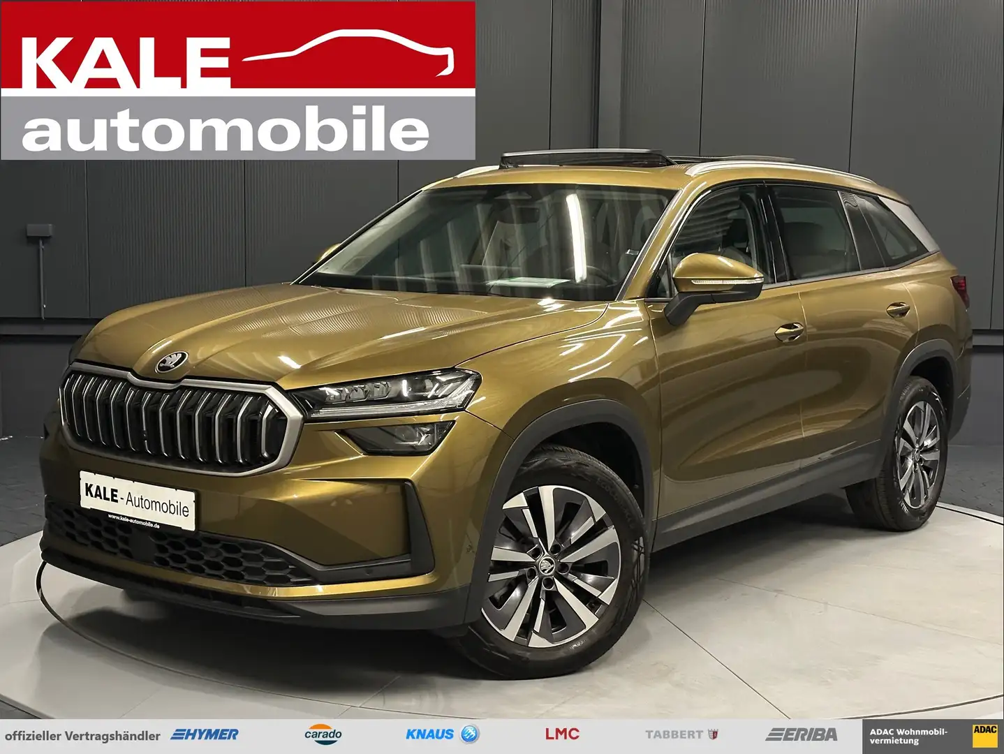 Skoda Kodiaq 2.0 TDI 4x4 Selection*7-SITZ*PANORAMA*AHK*Standhzg Золотий - 1
