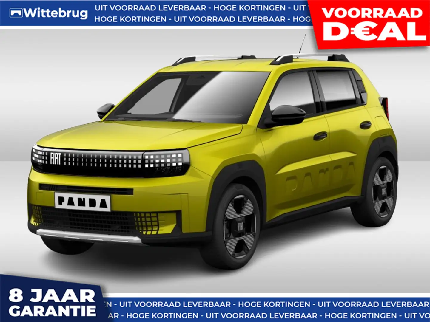 Fiat Grande Panda La Prima 11 kW 44 kWh PACK WINTER - DIRECT LEVERBA Jaune - 1