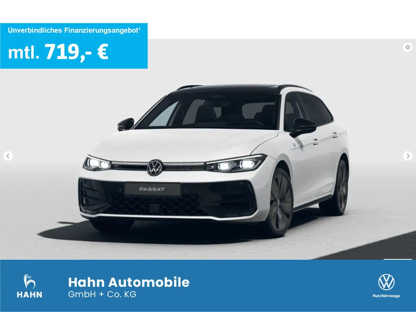 Volkswagen Passat Variant Passat R-Line 2,0TSI 4M 195kW PANO H&K AHK STDHZ Weiß - 1