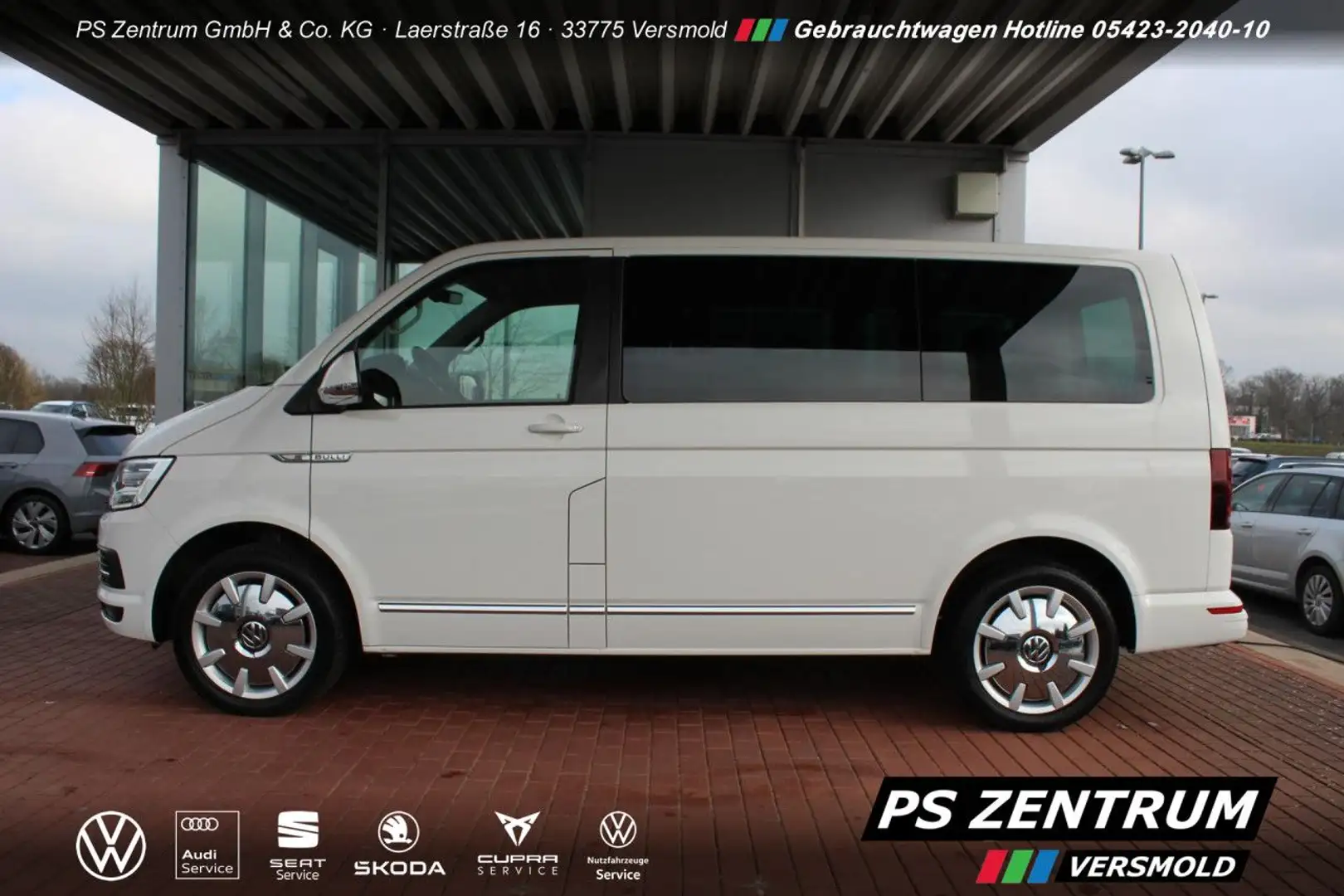Volkswagen T6 Multivan T6 2.0 TDI Multivan 70 Jahre Bulli STDh. AHK LED Weiß - 2