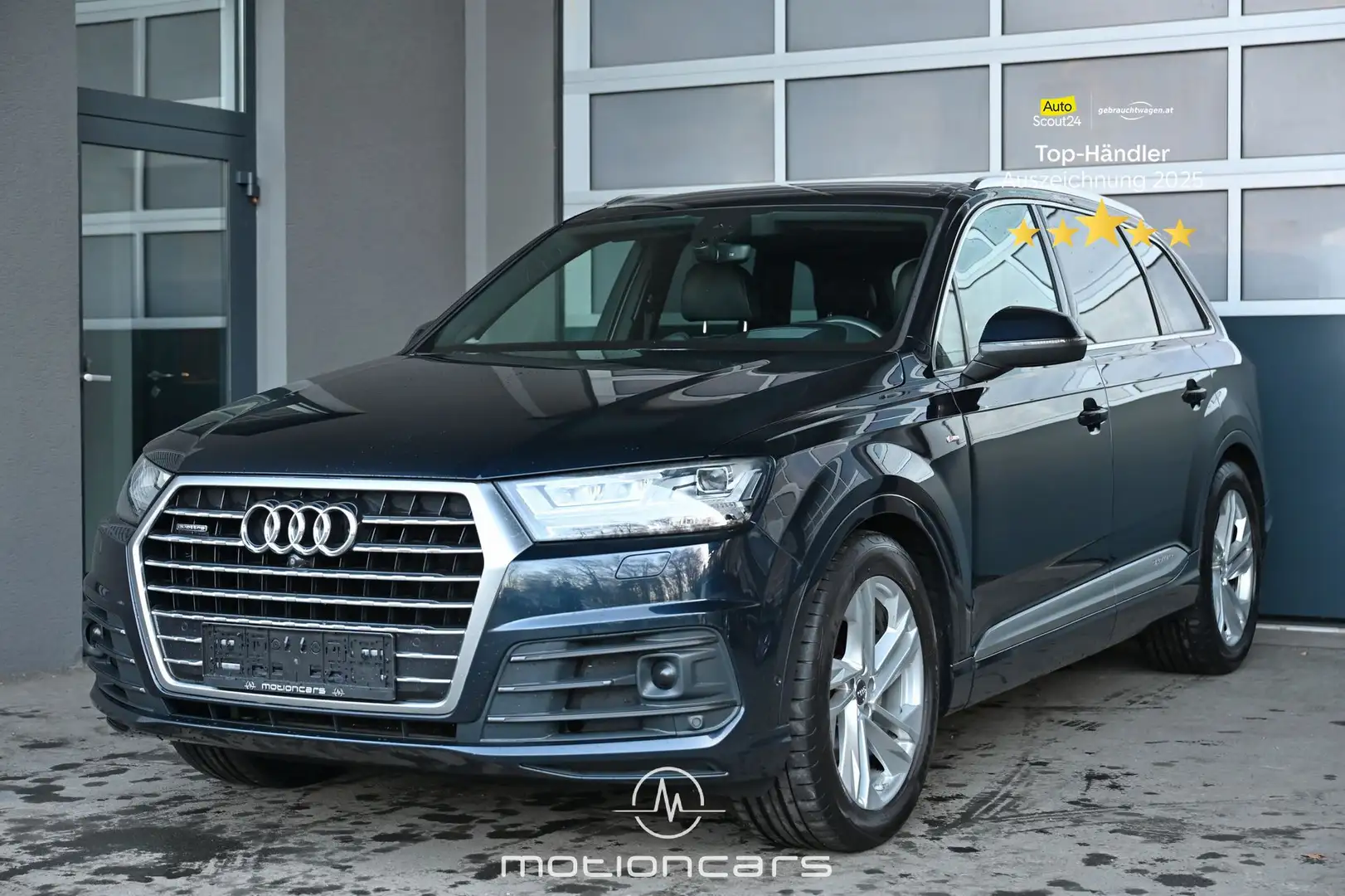 Audi Q7 3.0 TDI DPF quattro S-Line Blau - 1