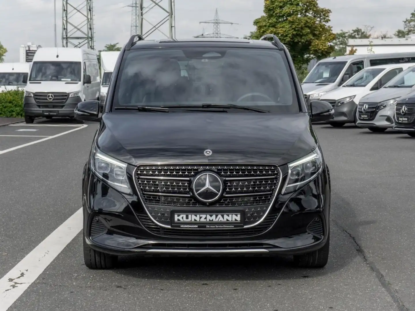 Mercedes-Benz V 300 d AVANTGARDE Lang Distronic Burmester AHK Schwarz - 2