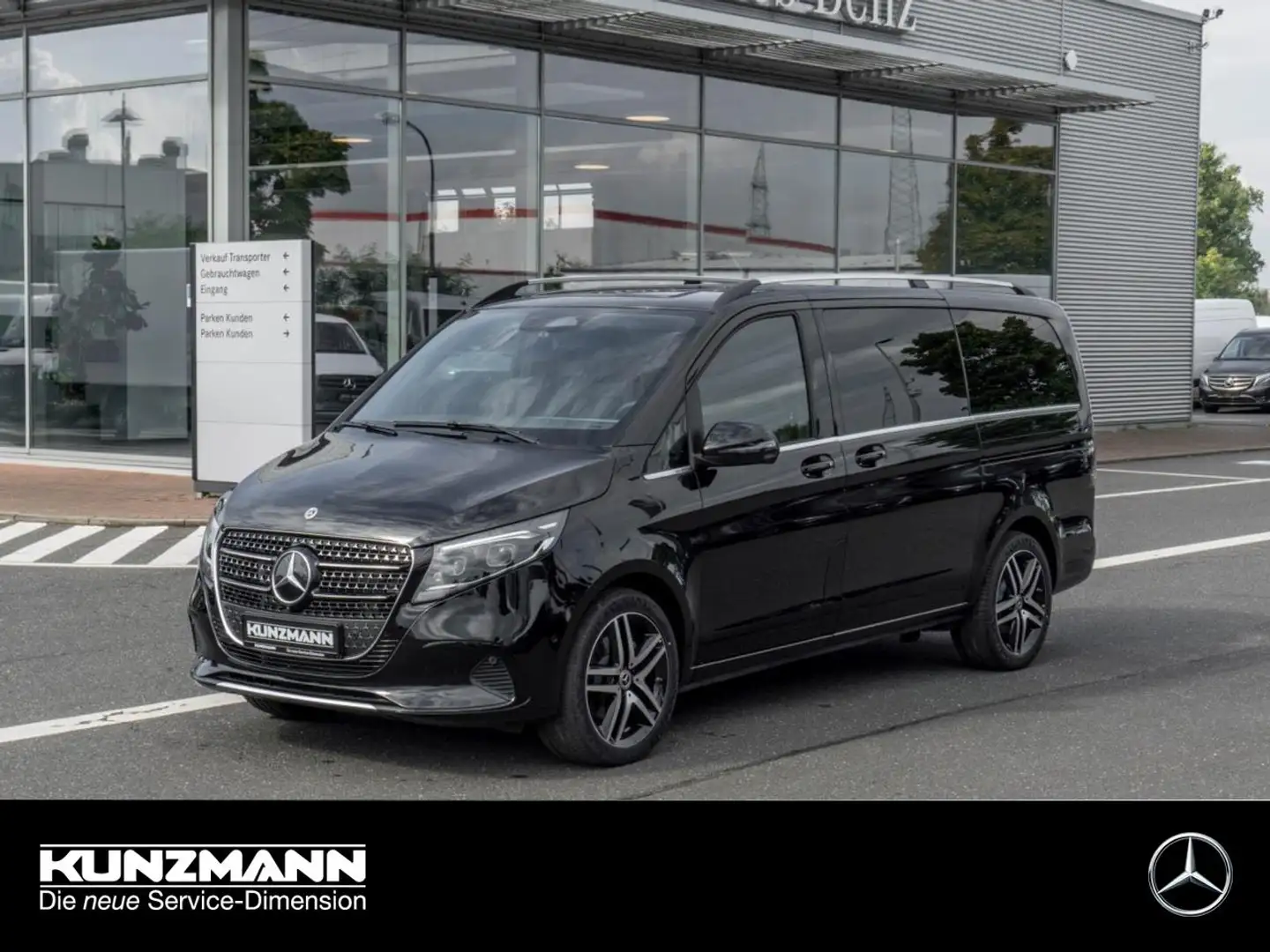Mercedes-Benz V 300 d AVANTGARDE Lang Distronic Burmester AHK Negro - 1