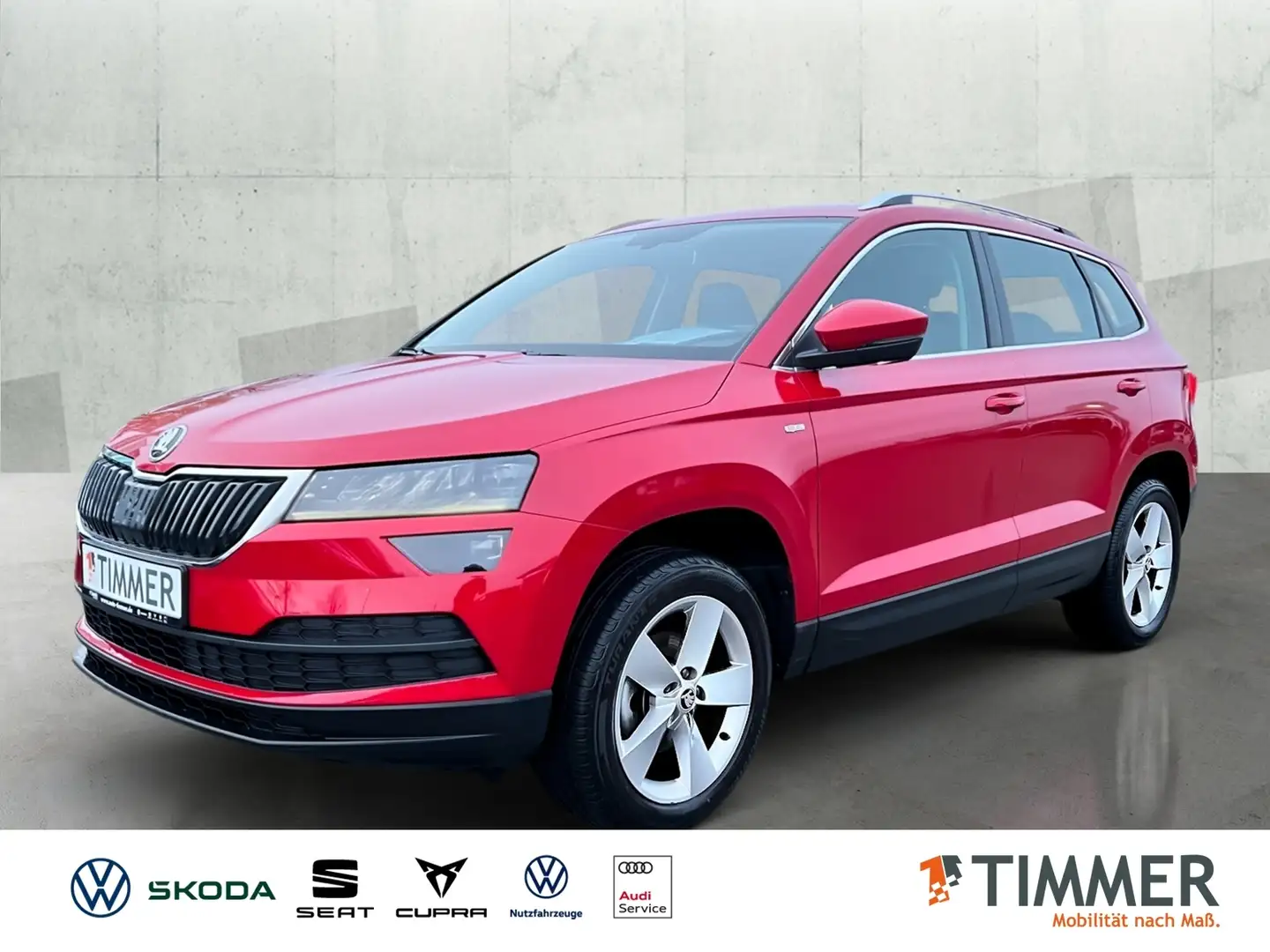 Skoda Karoq Ambition Soleil 1.0TSI 85kW (116PS)*DSG*e-Heckkl. Rot - 1
