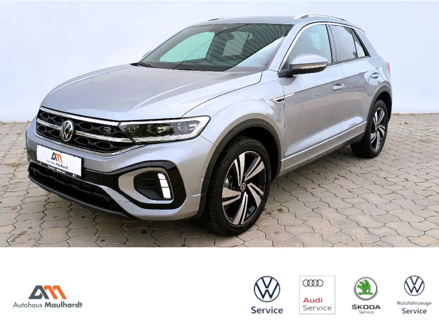 Volkswagen T-Roc R-Line 1.5 TSI,DSG,el.Heckkl.,Navi,LED Plus,Kamera,ACC Silber - 1