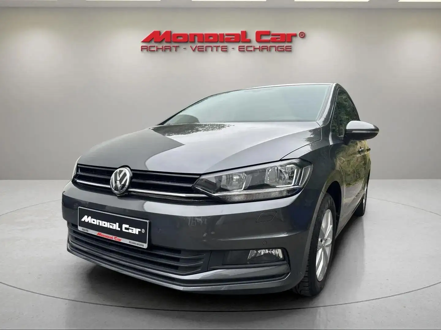 Volkswagen Touran Touran 1.5 TSI DSG-Navi-Pano-7 Places-Garantie Gris - 1
