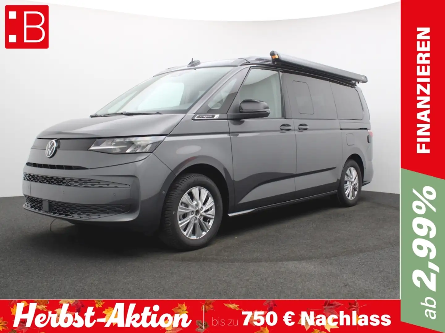 Volkswagen T7 California 2.0 TDI DSG BEACH CAMPER AHK NAVI Grau - 1