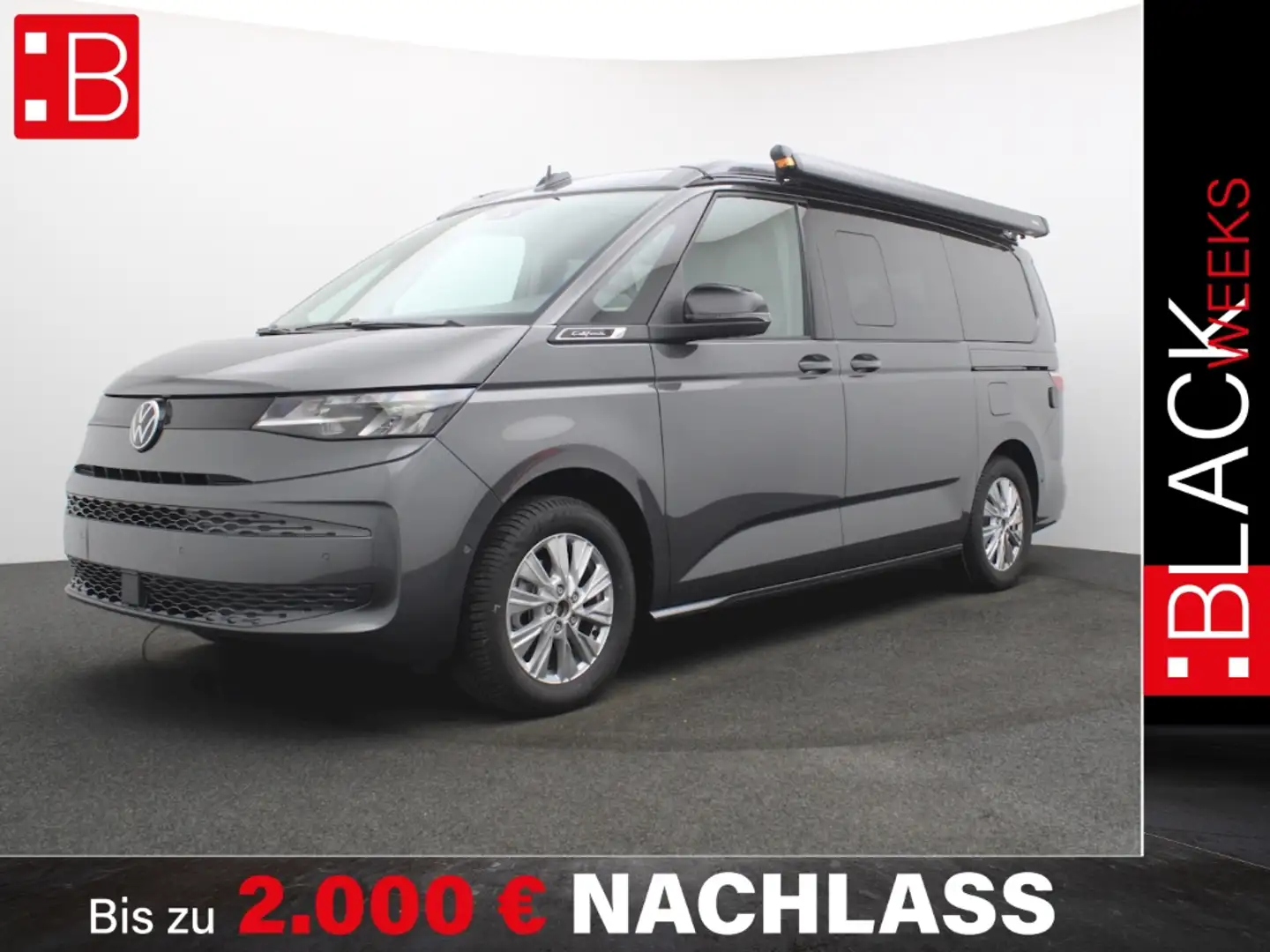 Volkswagen T7 California 2.0 TDI DSG BEACH CAMPER 5-J-GAR STANDHZ KAMERA NA Grau - 1